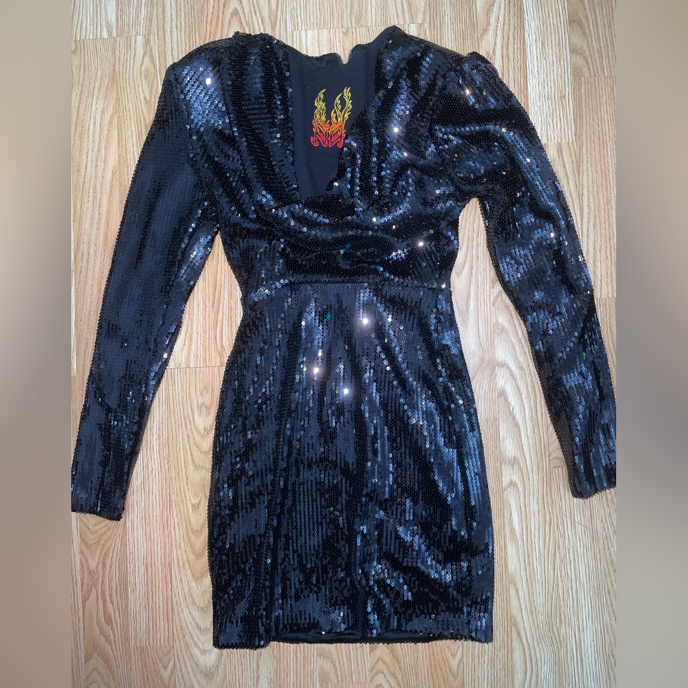 Marcell Von Berlin Rare Designer Sequin Dress